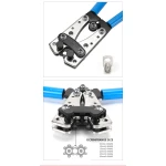 Alicates de crimpado 6-50mm² con asas antideslizantes y rotación ajustable