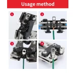 Alicates de crimpado 6-50mm² con asas antideslizantes y rotación ajustable