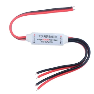 Amplificador para tira led monocolor 24v tamaño mini para señal amplificada