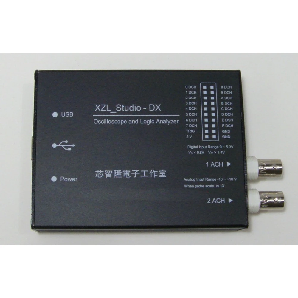 Analizador logico y Osciloscopio USB XZL Studio DX para Windows