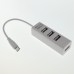 HUB USB ANDROID OTG MICRO-USB PARA USB 4 Portas Usb cor branco ADAPTERS  3.50 euro - satkit
