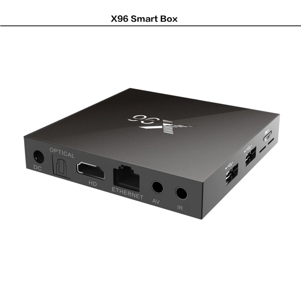 Detalle del mando a distancia IR incluido con el Android TV Box X96