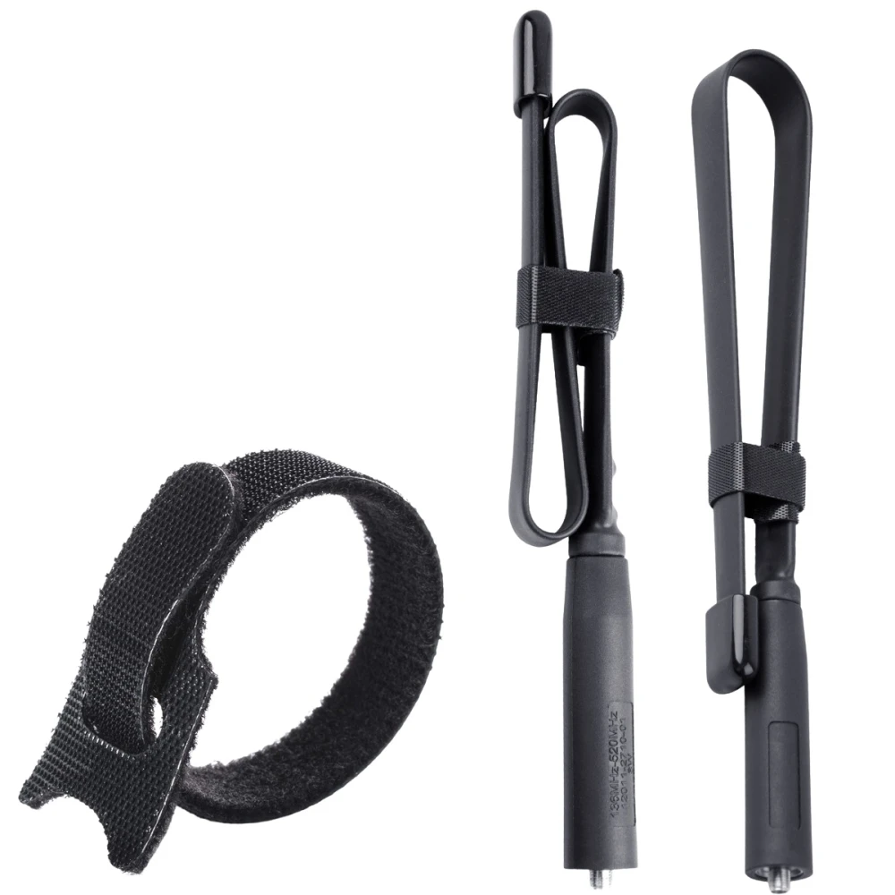 Antena táctica plegable Baofeng de largo alcance para walkie-talkie