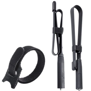 Antena táctica plegable Baofeng de largo alcance para walkie-talkie