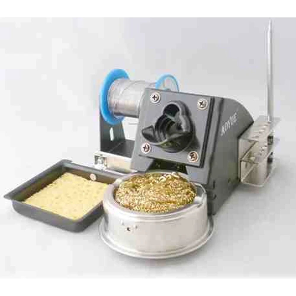 Aoyue 2663b soporte soldador con porta puntas para estaciones de soldadura