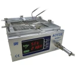 Aoyue 853a++ estación de precalentamiento con control digital y soporte extensible