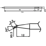 Aoyue LF-02J Punta soldador con resistencia incluida para estaciones de soldadura