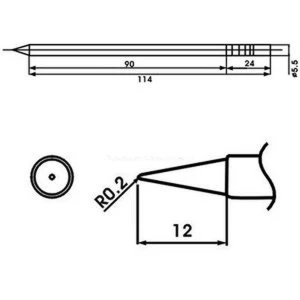 Aoyue LF-LB Punta soldador con resistencia incluida para estación de soldadura