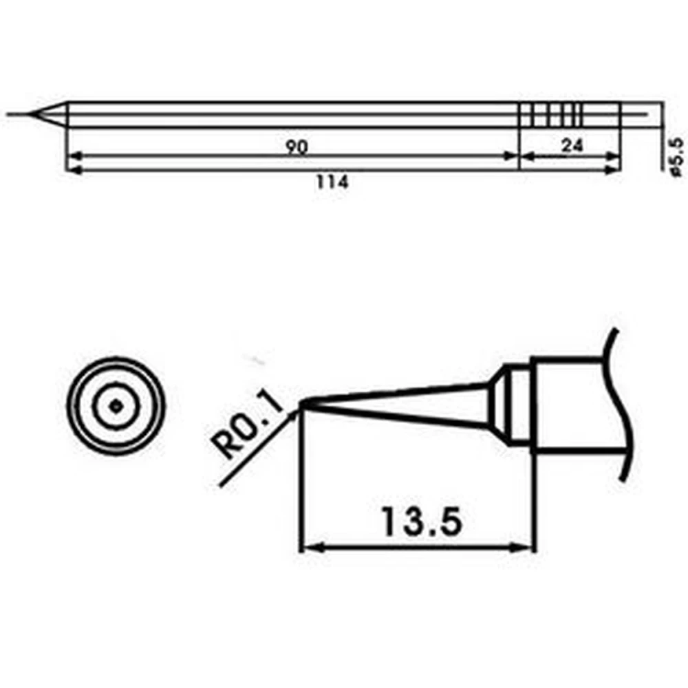 Aoyue LF-LI Punta Soldador con Resistencia Incluida - Repuesto Original