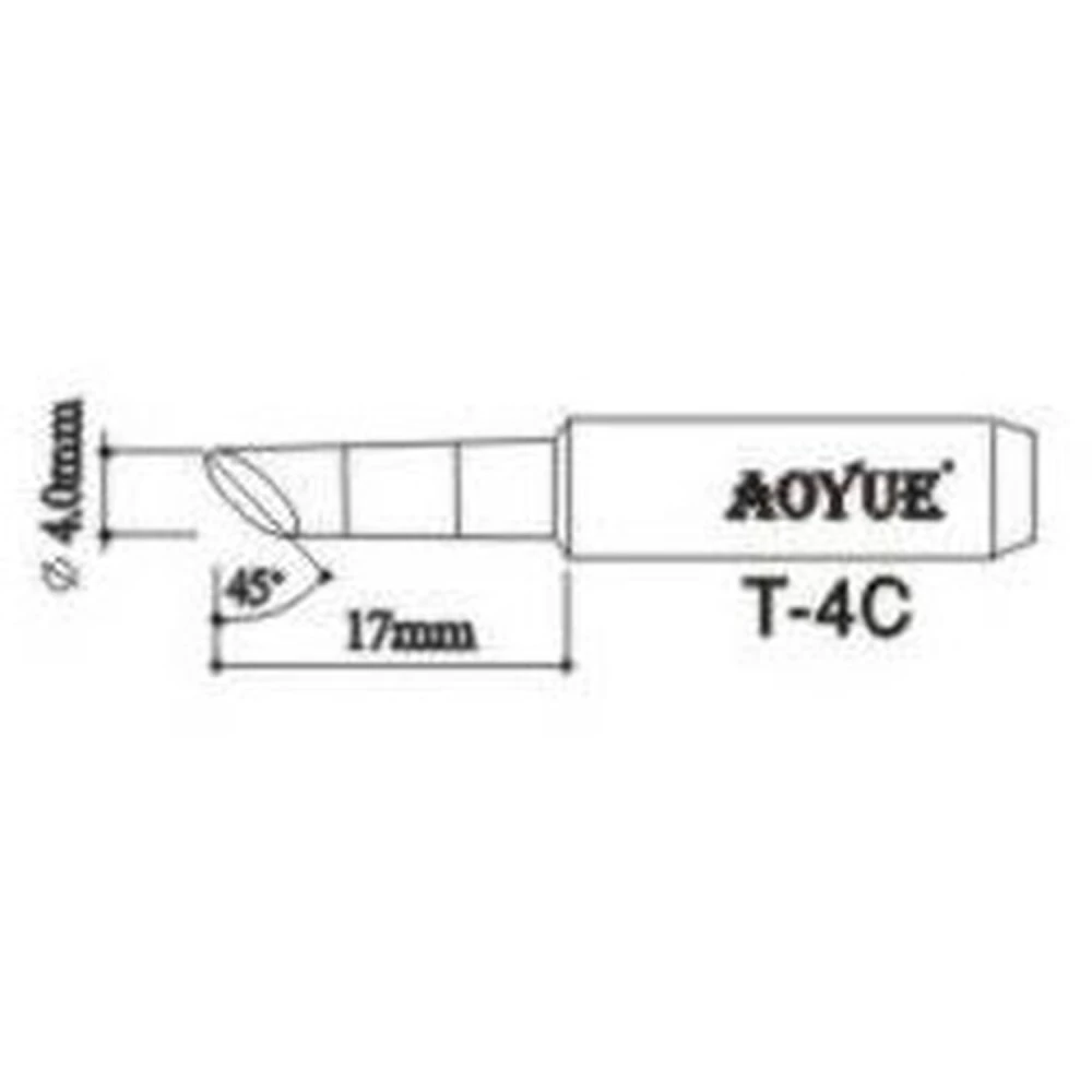 Aoyue T4c repuesto punta soldador original para estaciones de soldadura