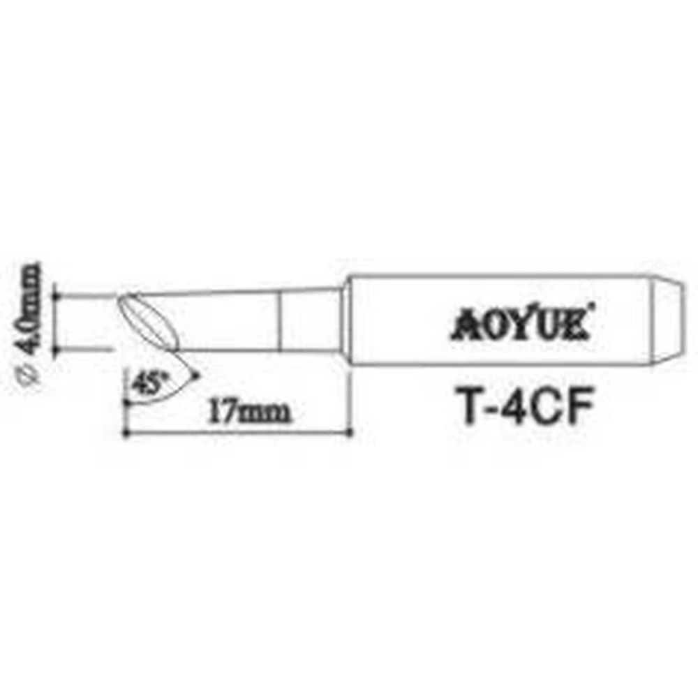 Aoyue T4cf repuesto punta soldador compatible y duradero para estaciones de soldadura