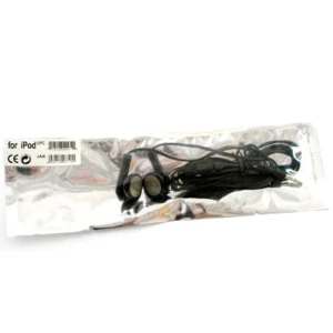 Auriculares para iPod color negro con sonido de alta calidad