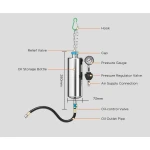 AUTOOL C100 Inyector de Combustible Limpiador Gasolina con Adaptadores para Coche