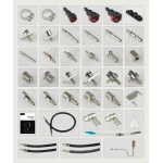 AUTOOL C100 Inyector de Combustible Limpiador Gasolina con Adaptadores para Coche