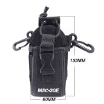 Baofeng MSC-20E funda walkie talkie bolsa de nylon resistente y cómoda