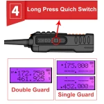 Baofeng UV9R Plus walkie-talkie de largo alcance con 160 canales VHF/UHF