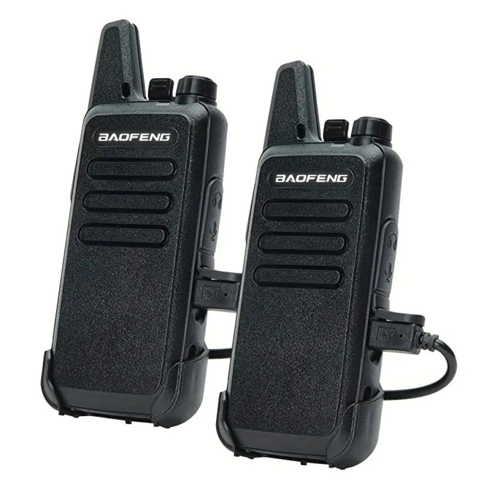 Baofeng Walkie Talkie T20 en uso durante actividades al aire libre
