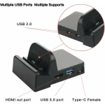 Base Dock portátil para Nintendo Switch - Mini Dock HDMI USB compacto