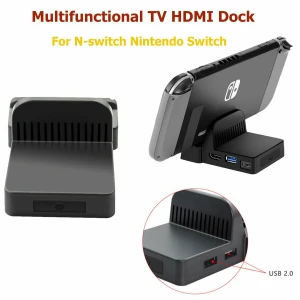 Base Dock portátil para Nintendo Switch - Mini Dock HDMI USB compacto