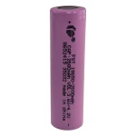 Batería 18650 recargable satkit en uso