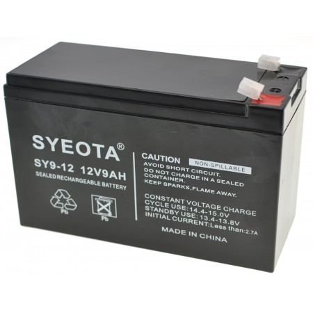 Bateria de chumbo recarregável SY9-12 12V9Ah Alarmes, Balanças, Brinquedos