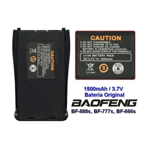Batería compatible Baofeng BF-888S 1500mAh 3,7V para radios walkie talkie
