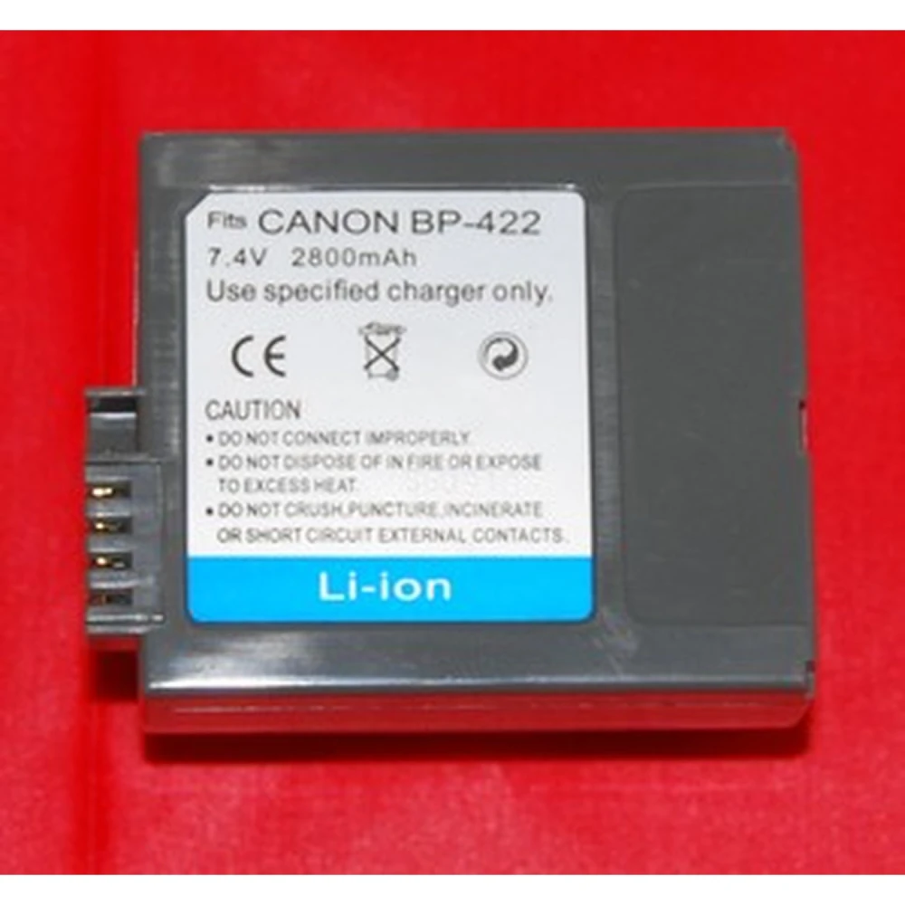 Batería compatible Canon BP-422 para cámaras Canon - Calidad garantizada