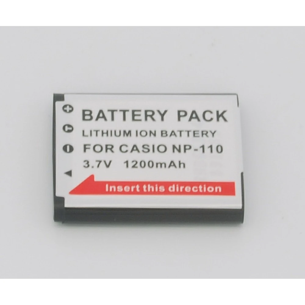Batería compatible Casio CNP110 NP-110 para cámaras digitales