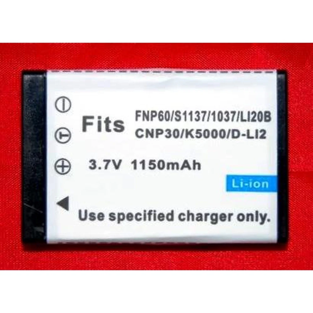 Batería compatible Casio NP-30 - Recambio Li-Ion 3.6V 1150mAh para cámaras