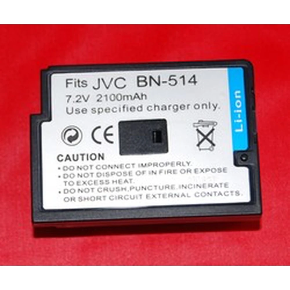 Batería compatible JVC BN-V514 7.2V 2100mAh para cámaras digitales JVC
