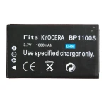 Batería compatible Kyocera BP-1100S para cámaras digitales y videocámaras