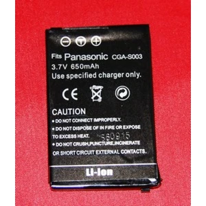 Batería compatible Panasonic CGA-S003 3.7V 650mAh para cámaras Panasonic