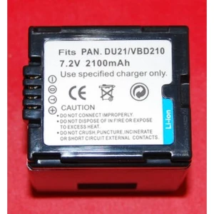 Batería compatible Panasonic DU21 VBD210 para cámaras digitales