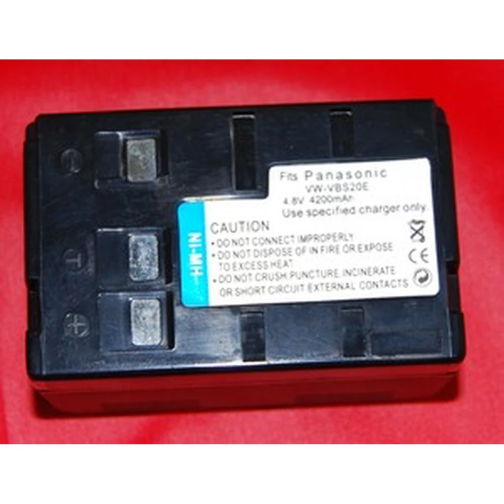 Batería compatible Panasonic VBS20E 4.8V 4200mAh Ni-MH para cámaras
