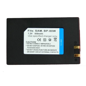 Batería compatible Samsung SB-BP80W para cámaras Samsung de alta calidad