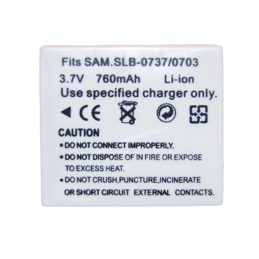 Batería compatible Samsung SB-L0737 para cámaras digitales Samsung
