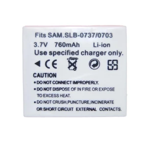 Batería compatible Samsung SB-L0737 para cámaras digitales Samsung