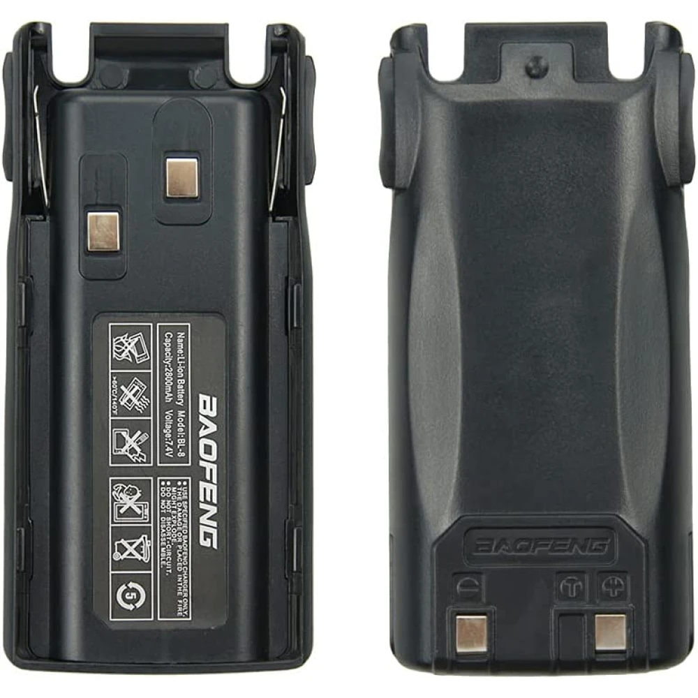 Batería de repuesto Baofeng BL-8 2800mAh 7.4V para walkie talkie bidireccional