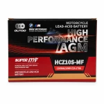 Batería Moto AGM 12V 9Ah OUTDO HCZ10S-MF - Compatible Yuasa YTZ10S(-BS) / GTZ10S / ETZ10S