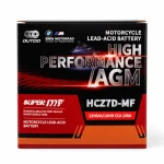 Batería Moto AGM 12V 6Ah OUTDO HCZ7D-MF - Compatible Yuasa YTZ7S-BS / GTZ7S / ETZ7S
