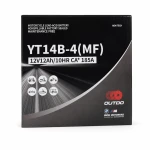 Batería Moto AGM 12V 12Ah OUTDO YT14B-4(MF) - Compatible Yuasa YT14B-BS / GT14B-BS / GT14B-4 / ETZ14B-BS / ET14B-4