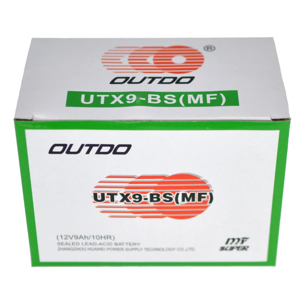 Bateria Moto UTX9A YTX9-BS Gel de Alto Rendimiento y Larga Duración