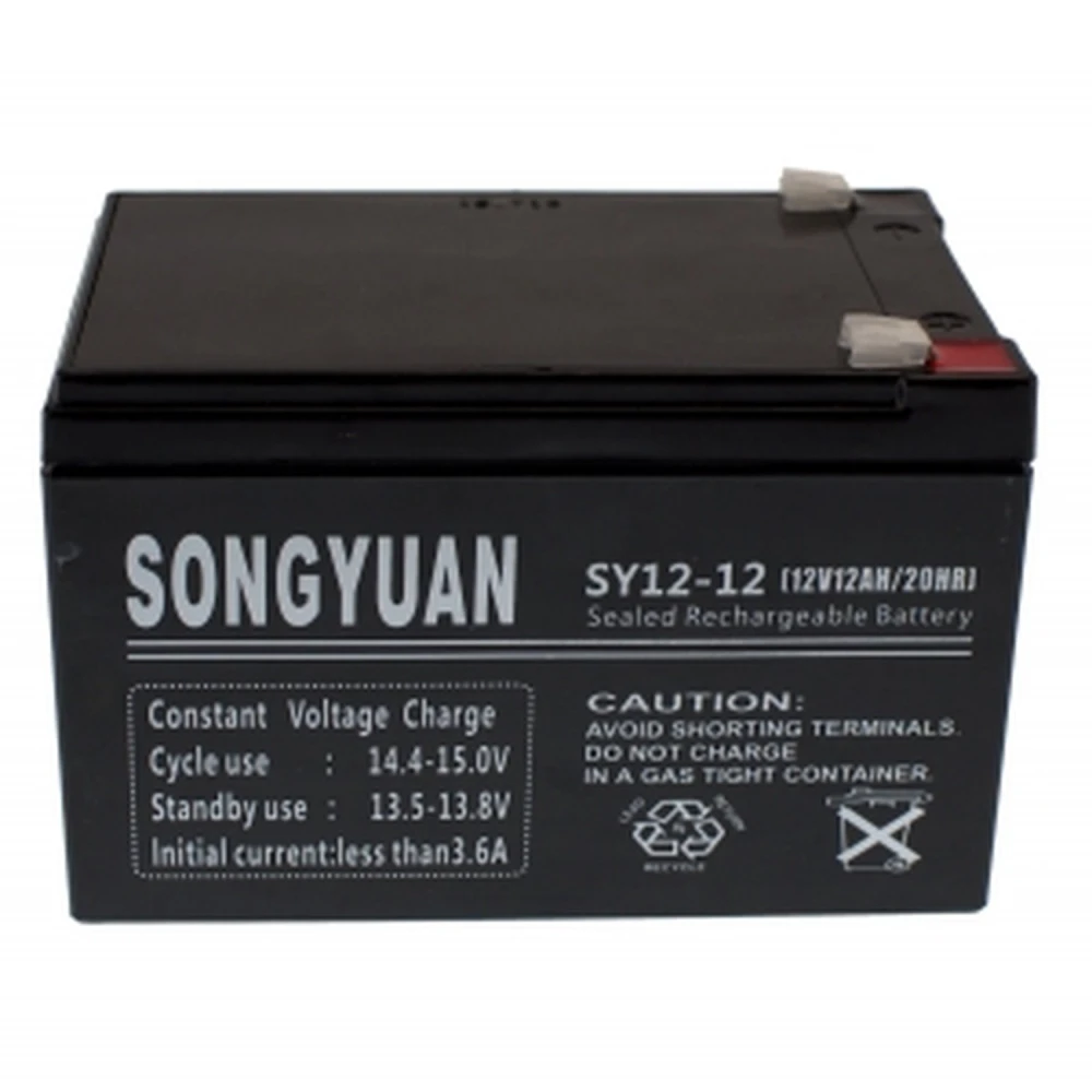 Batería Plomo Sellada Recargable 12V 12Ah SY12-12 Songyuan
