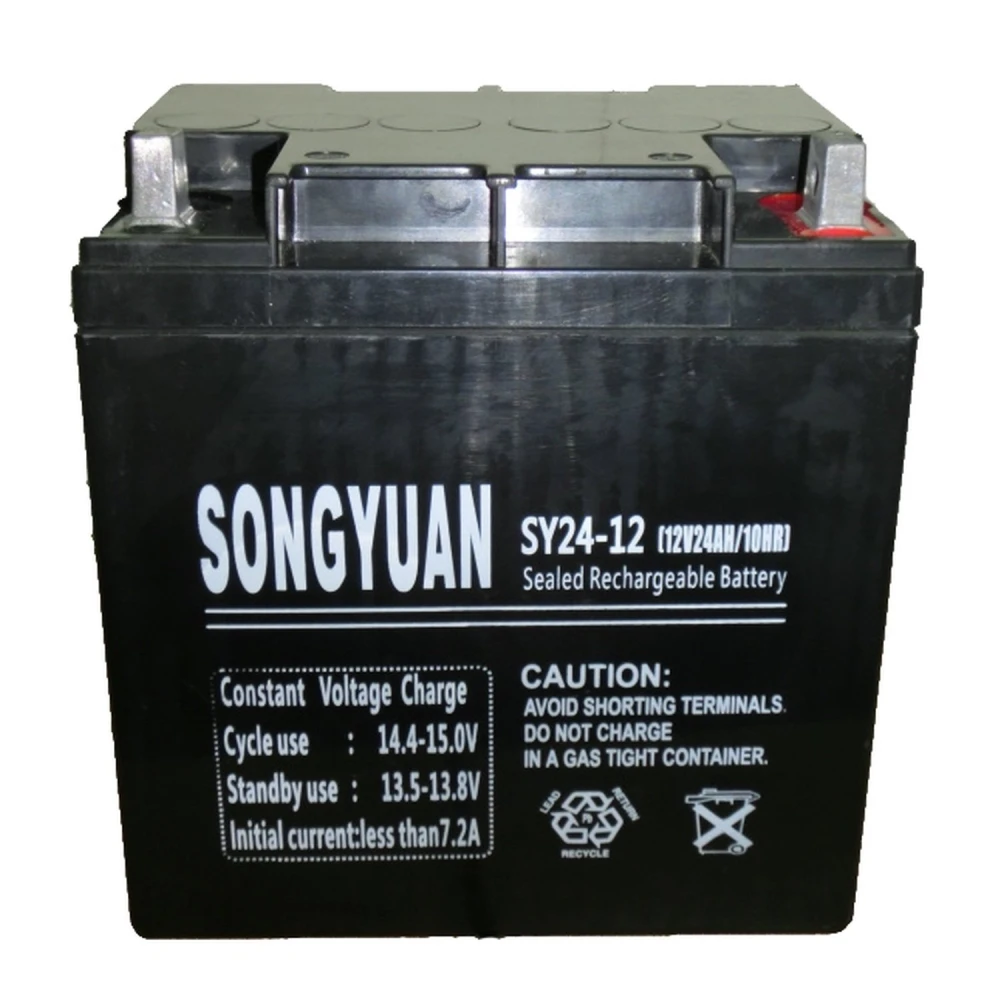 Batería plomo sellada recargable 12V 24Ah SY24-12 de Songyuan