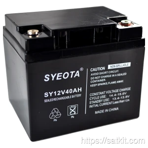 Songyuan Bateria Plomo Sellada Recargable 12V 40Ah Sy40-12 de Alto Rendimiento