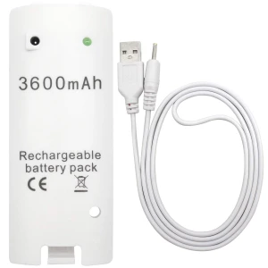 Batería recargable 3600mAh para mandos Wii - Potencia y duración
