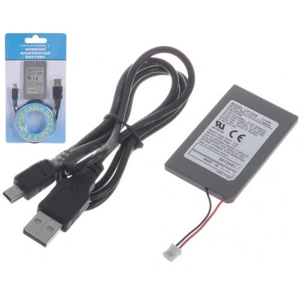 Batería recargable mando PS3 1800mAh con cable carga USB para PlayStation 3