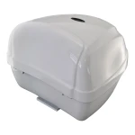 Baúl de moto universal 28L blanco - Maleta portacasco para 1 casco