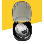 Baúl portacasco bicicleta 17L negro JZH-818 para 1 casco con cerradura