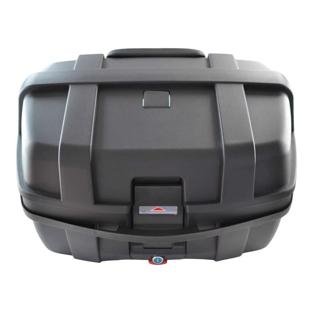 Baul para motos con placa de montaje universal y accesorios incluidos